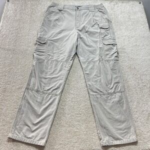 5.11 Tactical Series Pants Mens 36x34 Beige Cargo Utility Pockets Cotton Outdoor